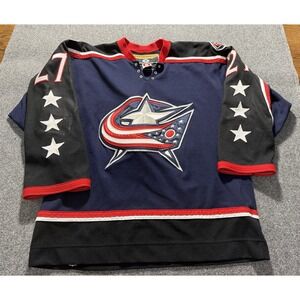 Vintage‎ Koho Columbus Blue Jackets Authentic NHL Official Jersey 48 Malhotra